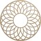 Ekena Millwork Cannes Wood Fretwork Pierced Ceiling Medallion, Birch, 26"OD x 8 7/8"ID x 3/8"T CMWP26X26X0375CNBI - alternate 1